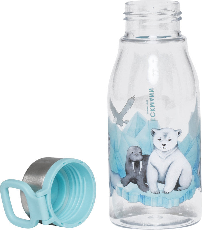 Beckmann Trinkflasche Classic – 4 dl – Kunststoff, Schraubverschluss, auslaufsicher, BPA-frei – Arctic