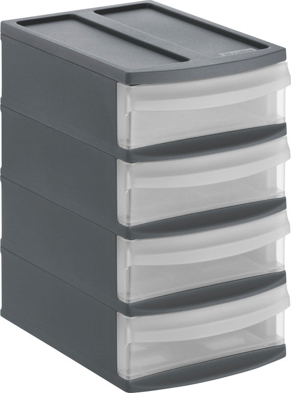 Rotho Systemix Tower Schubladenelement – 141 × 233 × 196 mm