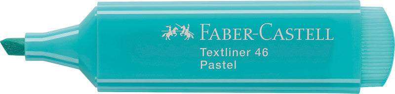 Faber-Castell 46 Pastell Textmarker türkis – Keilspitze, 1–5 mm, nachfüllbar
