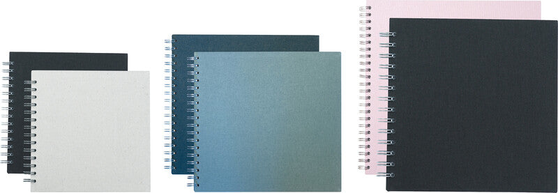 Eibert Fotoalbum – für 320 × 320 mm, curry, mit Spirale, Textil