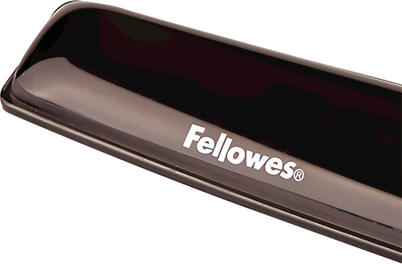 Fellowes Tastatur-Handgelenkauflage – Crystals – für Tastatur – Gel – abwaschbar – 471×58×15 mm – Schwarz
