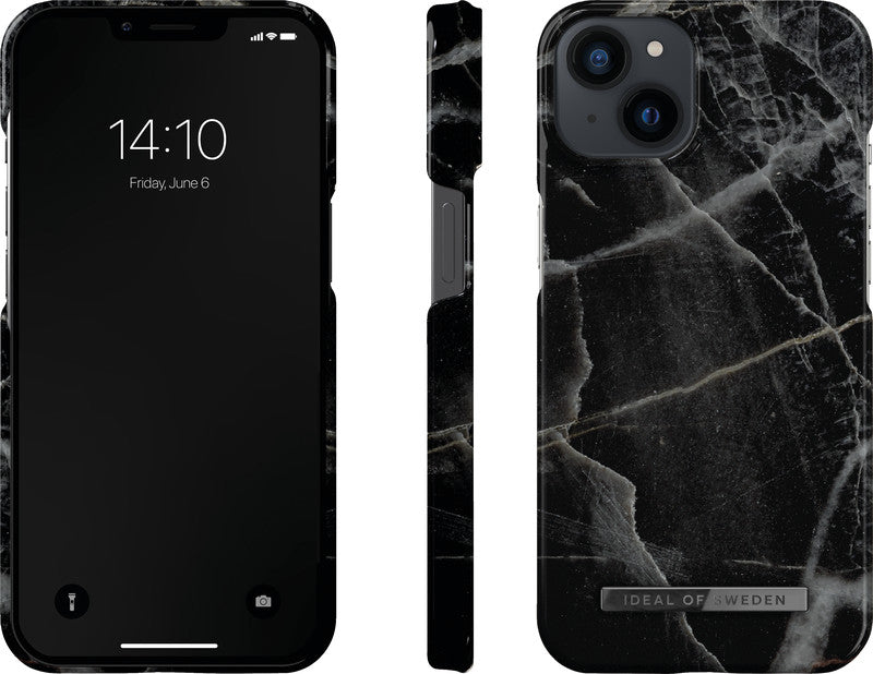 Ideal of Sweden – Backcover – für Apple iPhone 13 – Black Thunder Marble