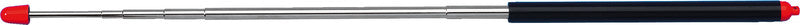 Wedo Teleskopzeigestab – ausziehbar bis 126 cm – 240 mm, Metall/Kunststoff, silber