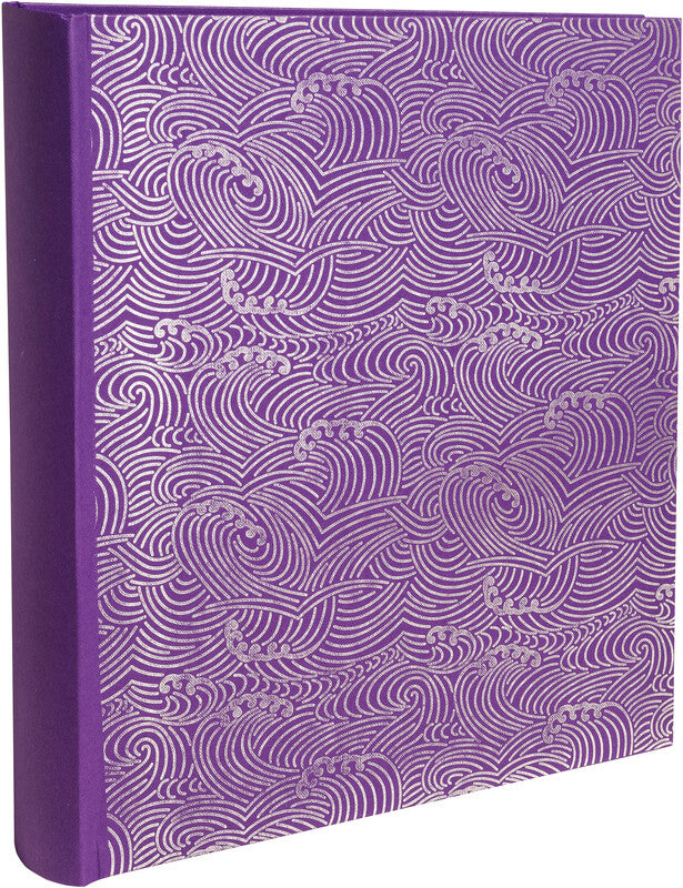 Exacompta Fotoalbum Japan – violett, mit Pergaminzwischenblättern, Karton, 290 × 320 mm