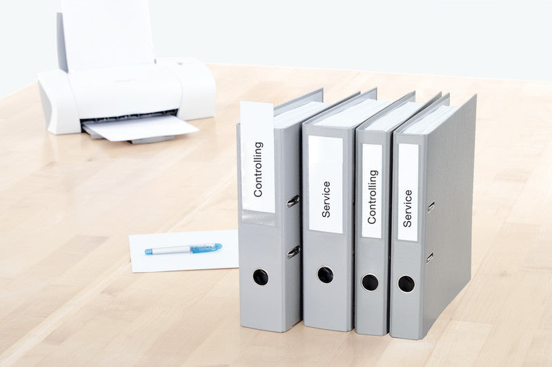HERMA Schuletiketten – 50×146 mm, 125 Stk, 25 Bogen, Papier, nicht klebend