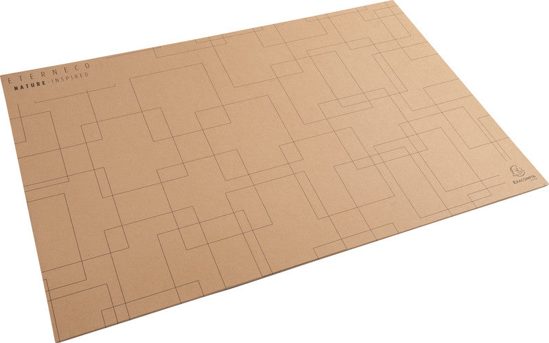 Exacompta Schreibunterlage Eterneco – Geometrie – 585 × 385 mm – Karton, ohne Weichmacher
