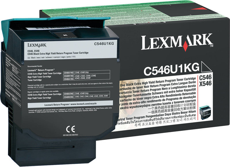 Lexmark Toner – schwarz, 8000 Seiten