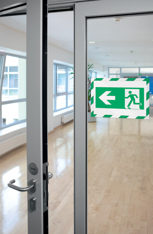 Durable DURAFRAME Sicherheits-Magnetrahmen – A4 – grün/weiss – 2er-Pack