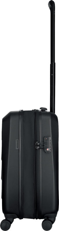 Wenger/SwissGear Wenger Trolley Prymo Handgepäck – 36 l, Hartschale PC/ABS, 4 Doppelrollen, mit TSA, schwarz, 40 × 55 × 20 cm