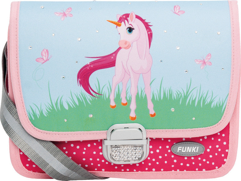 Funki Kindergartentasche – Pink Unicorn – 26,5 × 20,0 × 7,0 cm