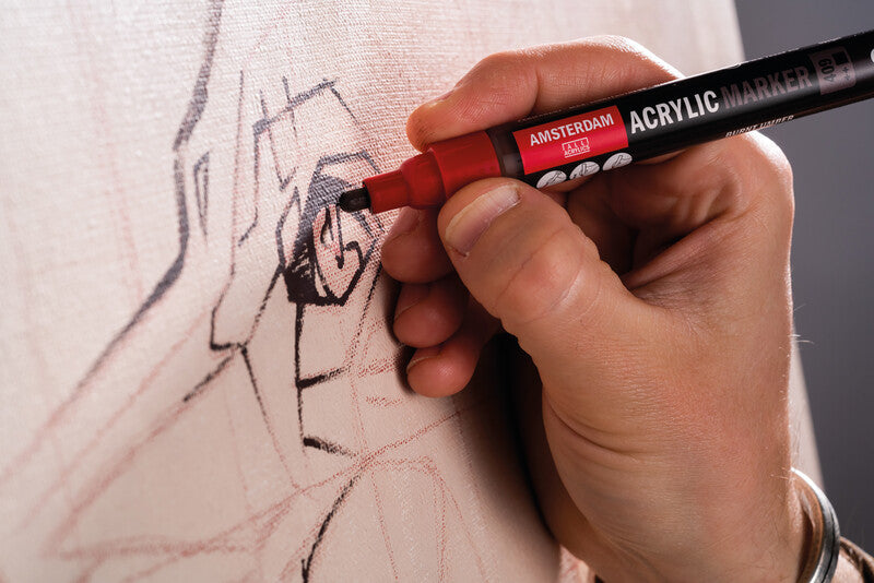 Royal Talens Acrylmarker für Permanentmarker – Chinacridonrosa