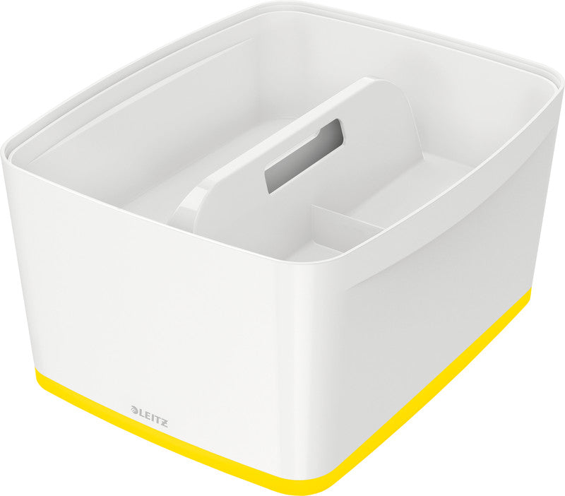Leitz Aufbewahrungsbox MyBox – Kunststoff, weiss, 31,8 × 19,8 × 38,5 cm