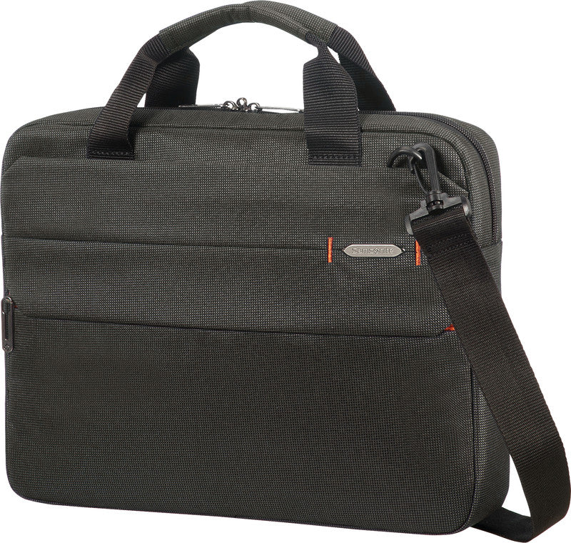Samsonite Network 3 Notebook-Tasche – für Notebooks bis 14,1", 10 l, Aufsteckfunktion, Polyester, schwarz