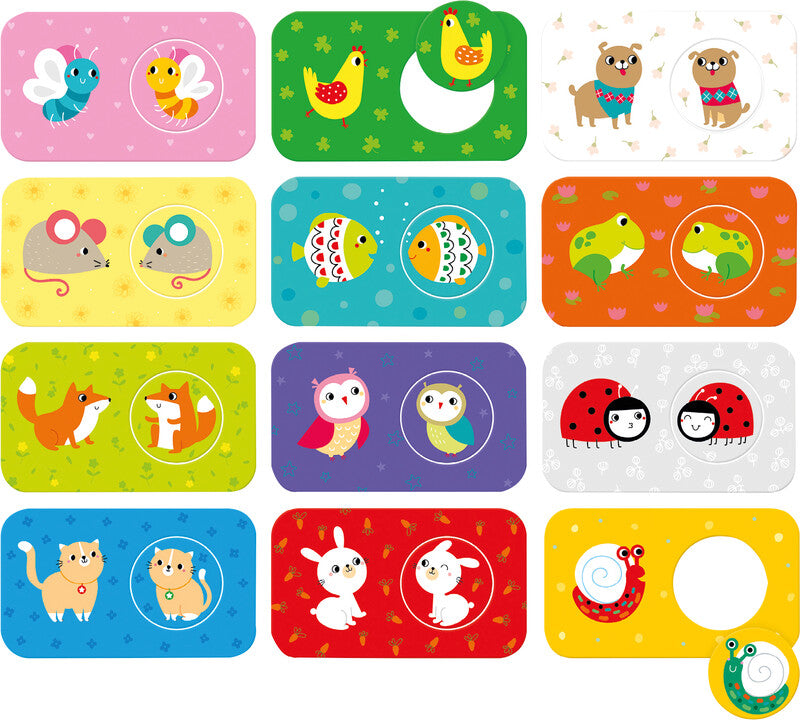Banana panda Match the Buddies Puzzles – Logikspiel, 1 Spieler, ab 15 Monaten