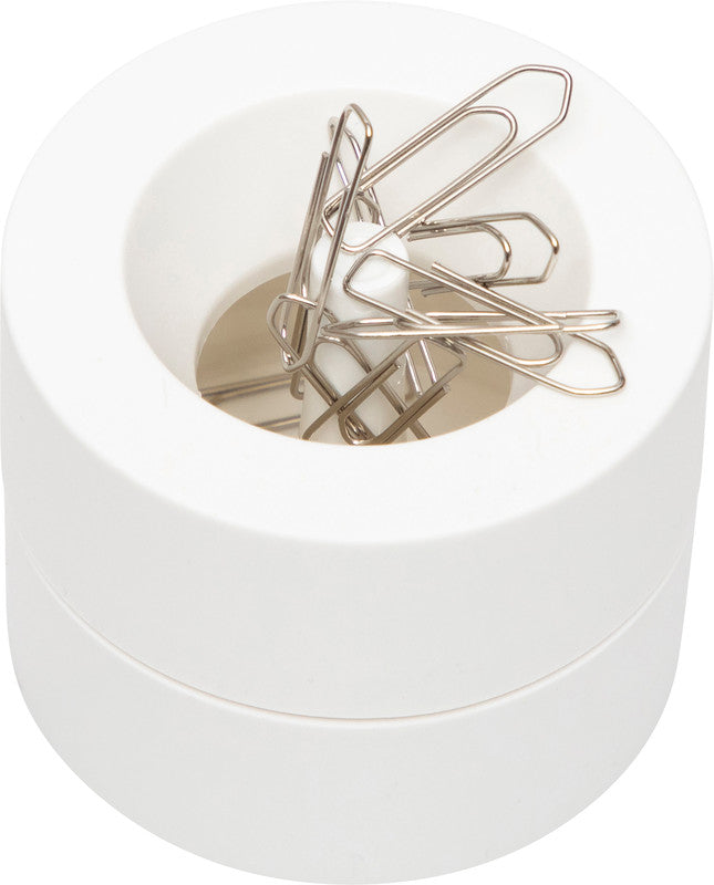 MAUL Klammernspender – Kunststoff, Weiss, 73 × 60 mm