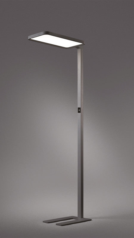 Hansa Saphir Stehleuchte – 4000 K Neutralweiss, Dimmbar, mit Bewegungs- & Tageslichtsensor, 3700 lm, Anthrazit