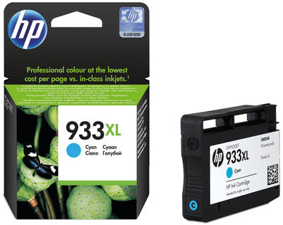 HP Tintenpatrone 933XL, cyan, XL – für OfficeJet 6100, 6600, 6700 und andere