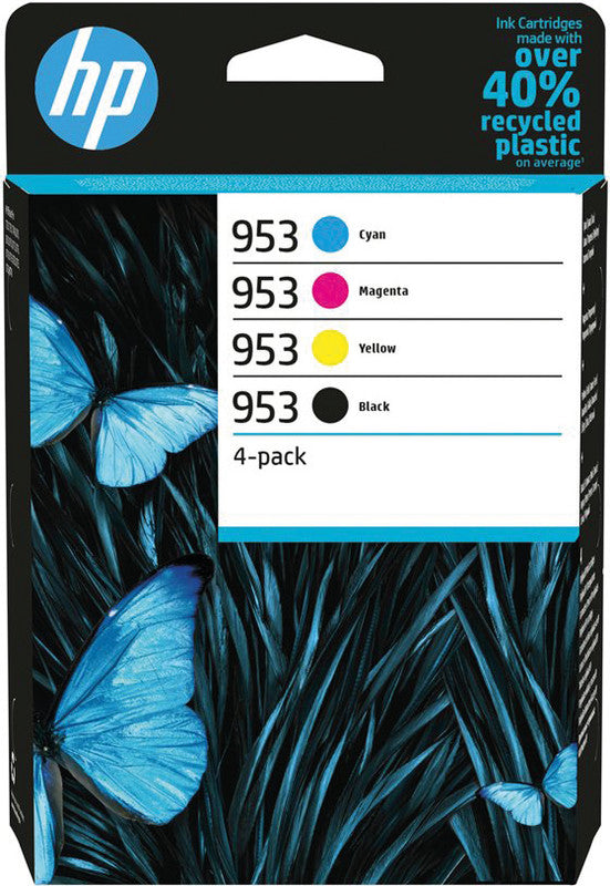 HP Tintenpatronen-Multipack 953, CMYK, 4er-Pack