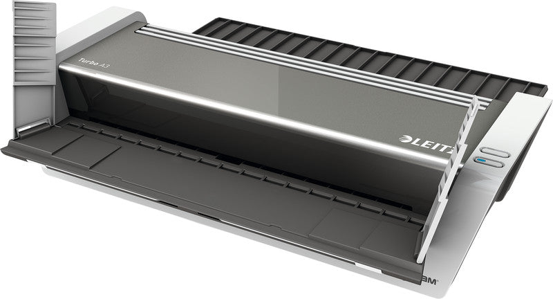 Leitz iLAM Touch 2 Turbo Laminiergerät A3 – Heisslaminator, bis 250 µm, 6 Rollen, 1'500 mm/min, anthrazit