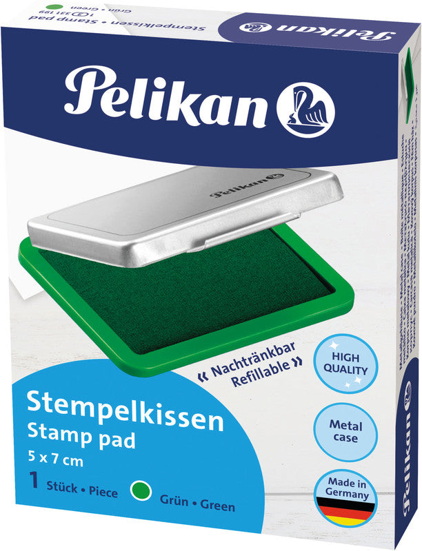 Pelikan Stempelkissen – Metall, Grün, 70 × 50 mm