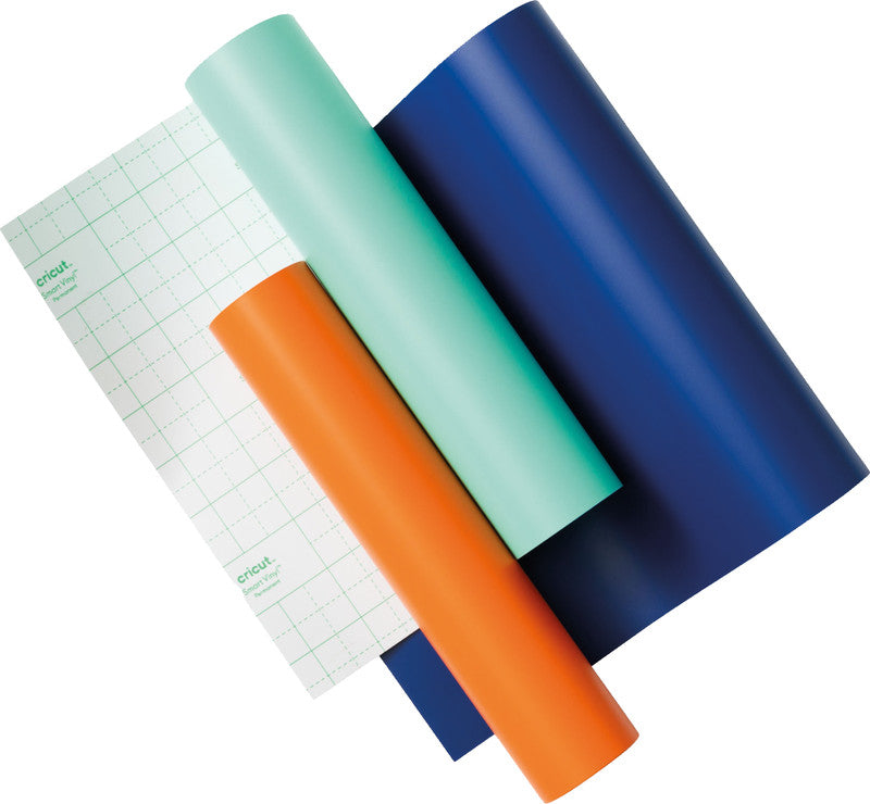 Cricut Matte Vinylfolie – Mint, Blau und Orange – 24,1 × 30,5 cm – für JOY Xtra Schneideplotter