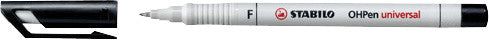 STABILO Non-Permanent-Marker – fein 0,7 mm – sortiert – 6er-Set – trocken abwischbar