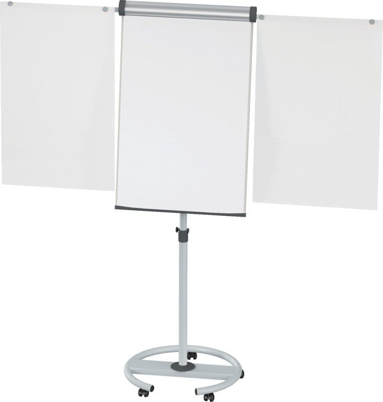MAUL Flipchart – 66 × 97 cm, weiss, Metall