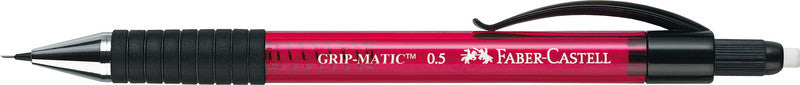 Faber-Castell Grip Matic Druckbleistift – 0,5 mm, rot