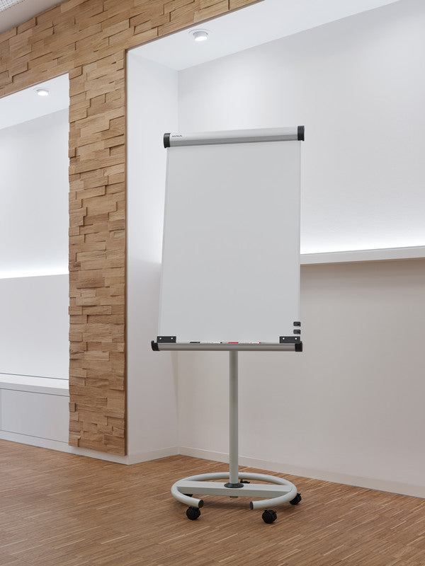 MAUL Flipchart solid flip2use – 66 × 97 cm, weiss, Metall
