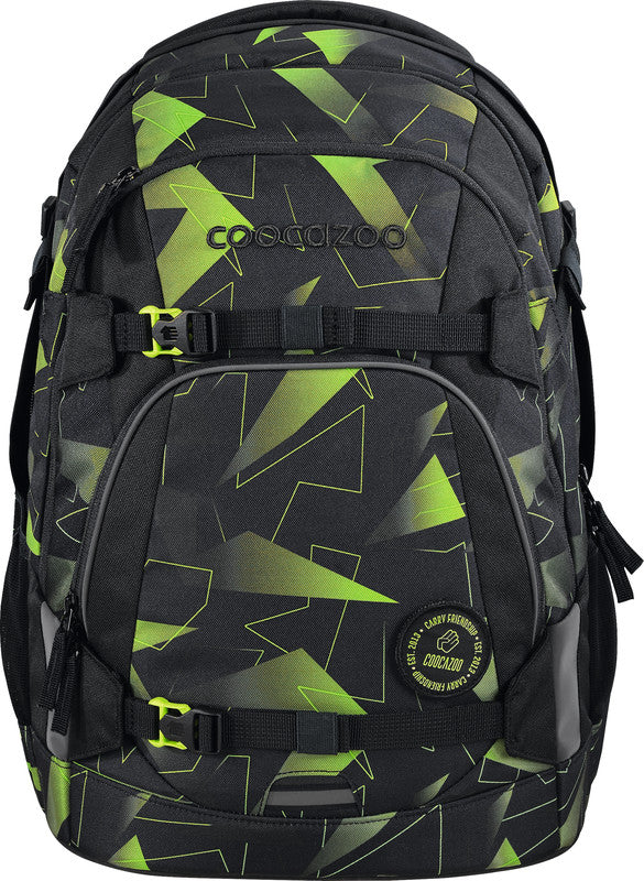 Coocazoo Rucksack Mate – Lime Flash – 30,0×44,0×23,0 cm – recycelte Materialien