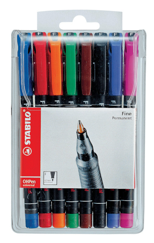 Stabilo Permanent-Marker – sortiert, 8er