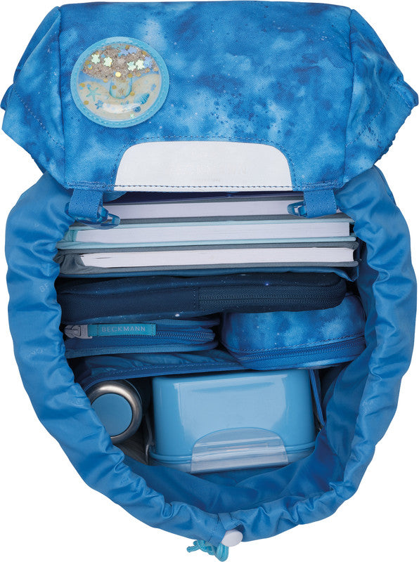 Beckmann Classic Schulrucksack 1st – Ocean – 24,0×37,0×25,0 cm – 22 l – Recycelte Materialien