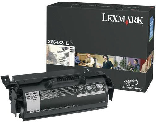 Lexmark Toner – schwarz, 36000 Seiten