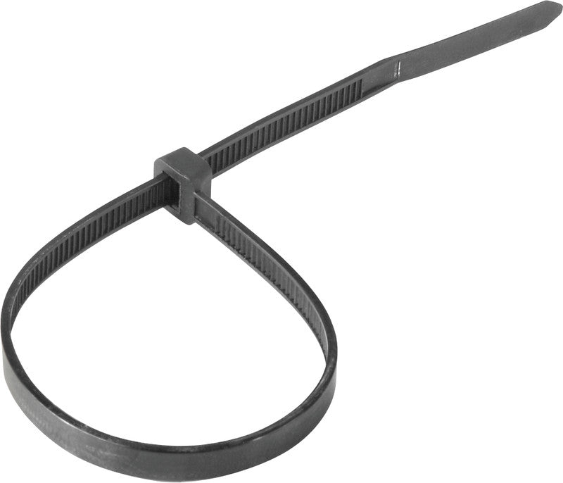 Hama Kabelbinder – 2,5 mm × 100/150/200 mm, Kunststoff, Schwarz, Einmalverschluss, UV- und hitzebeständig