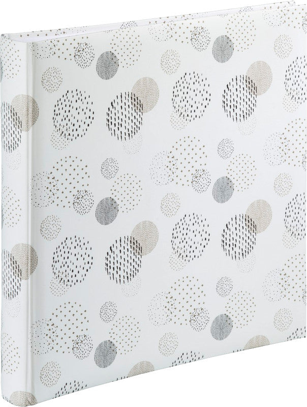 Hama Fotoalbum Jumbo Graphic – für 300 × 300 mm, mehrfarbig, mit Pergaminzwischenblättern, Karton