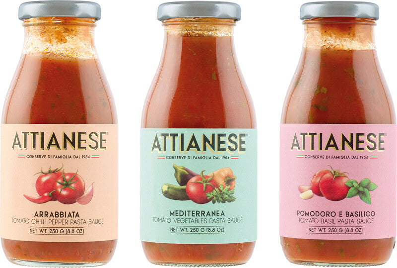 Attianese Tomatensugo Mediterranea – 250 g