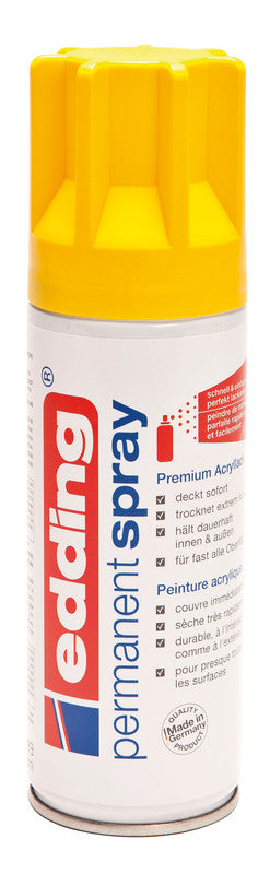 Edding Farbspray – Verkehrsgelb, Seidenmatt, 200 ml