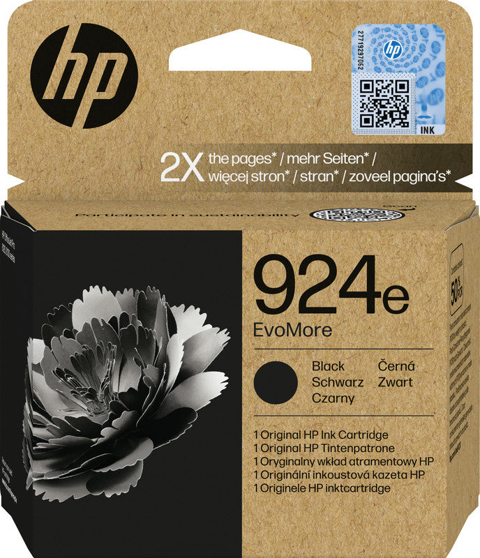 HP Tintenpatrone 924E, Schwarz – für Inkjetdrucker, Multifunktionsgeräte