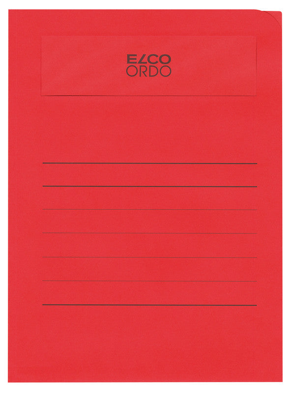 Elco Sichtmappe A4 – intensivrot, Papier, 50er-Pack