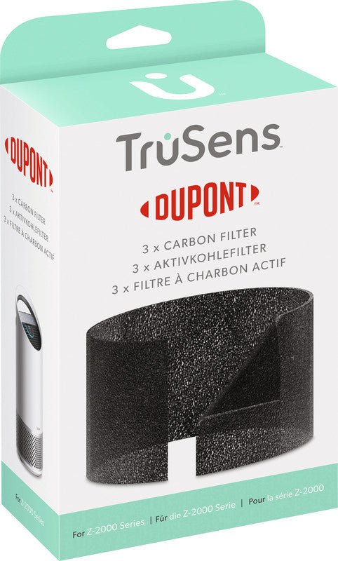 TruSens DuPont Ersatz-Aktivkohlefilter – für TruSens Z-2000, schwarz, 3er-Pack