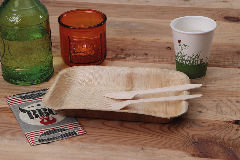 Linea verde by elco Messer Holz – 16,5 cm, braun, 100 Stück