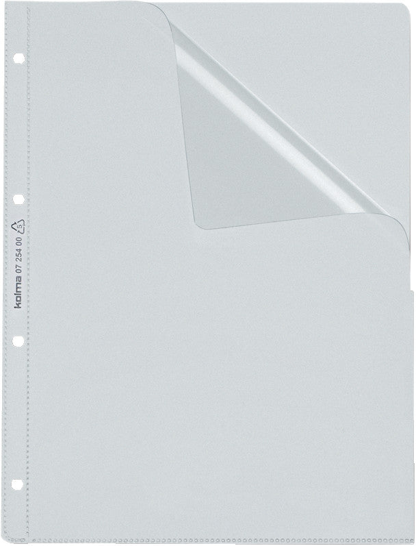 Kolma Sichtmappe A4 – Transparent, Kunststoff, Glänzend, 140 µm, 100% Rezyklierbar