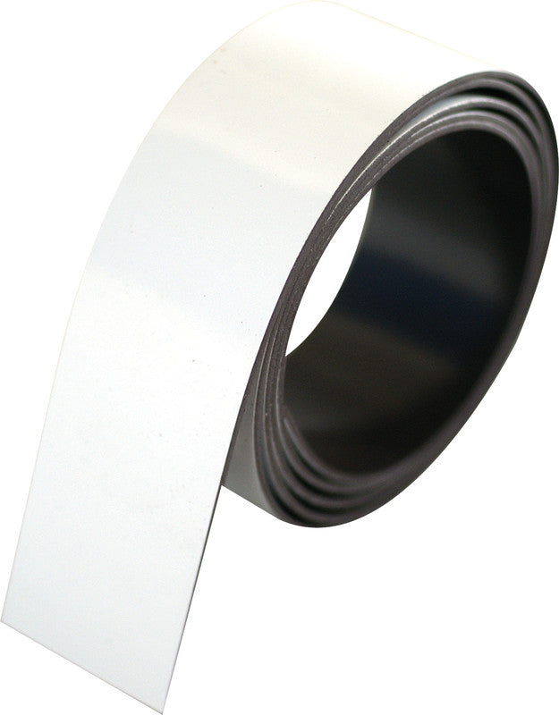 Ultra-Dex Magnetstreifen für Planungstafeln, 30 × 1000 mm, Weiss, magnetisch