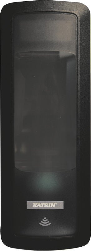 Katrin Touchfree – Seifenspender, 500 ml, für KATRIN Schaum-/Flüssig-/Gelseifen, Kunststoff, Schwarz