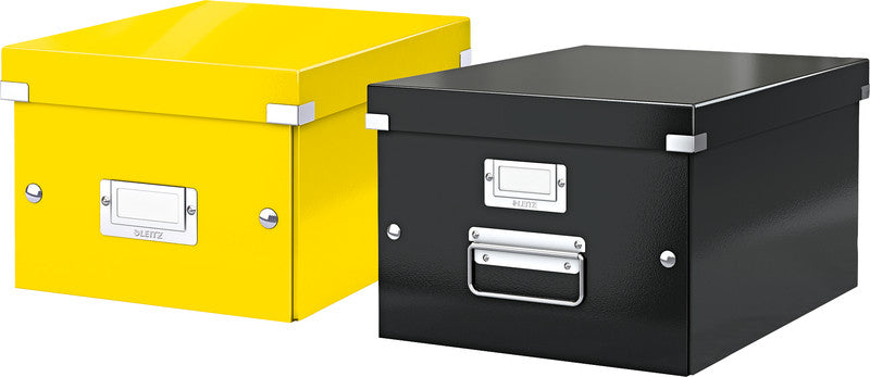 Leitz Click&Store Archivschachtel A4 – 281 × 200 × 370 mm, schwarz, Karton