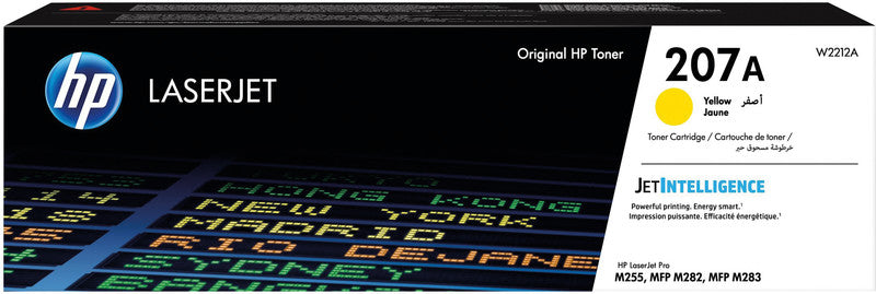 HP Toner 207A – Gelb, 1250 Seiten – für Farb-Laserdrucker/Multifunktionsgeräte