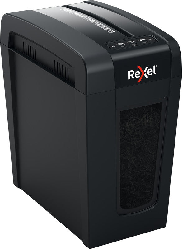 Rexel Secure X8-SL Slimline – Aktenvernichter, DIN P-4, Partikelschnitt 4 × 40 mm, 8 Blatt, 14 l, A4