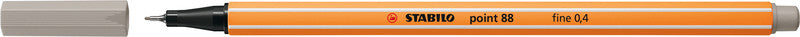 STABILO Point 88 Fineliner 0,4 mm – warmgrau