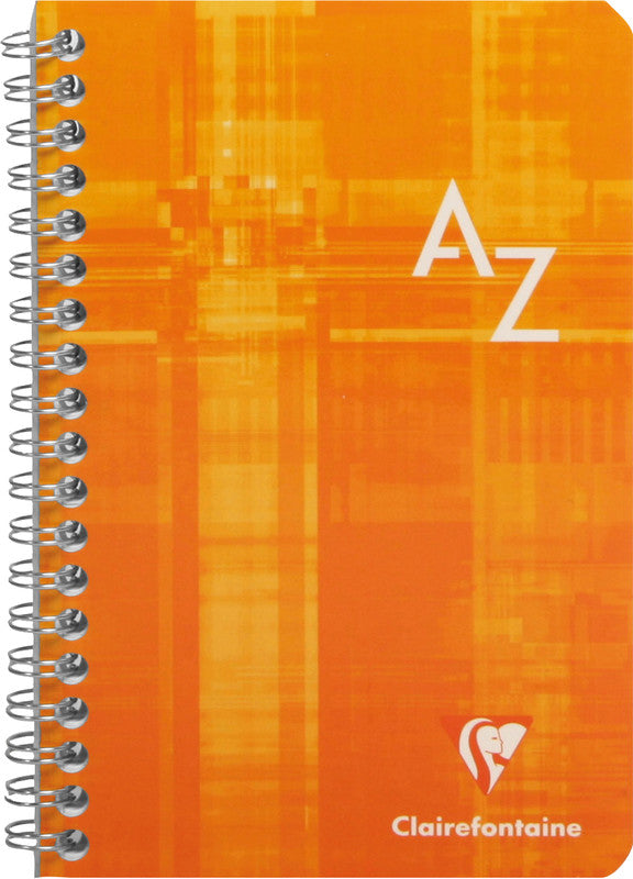 Clairefontaine Spiralblock, 110 × 170 mm, 5 mm kariert, Spiralbindung, Karton, 90 Blatt, 90 g/m² – sortiert