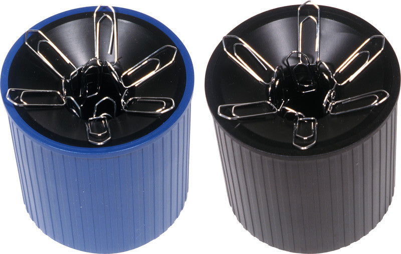 Helit Klammerspender – Kunststoff, Blau, 72 × 73 mm